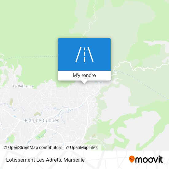Lotissement Les Adrets plan