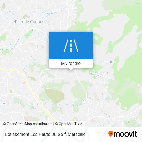 Lotissement Les Hauts Du Golf plan