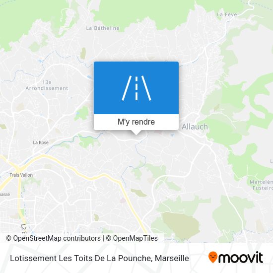 Lotissement Les Toits De La Pounche plan