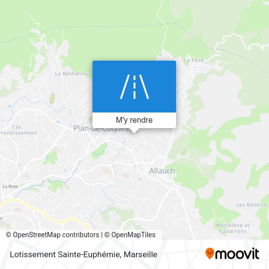 Lotissement Sainte-Euphémie plan