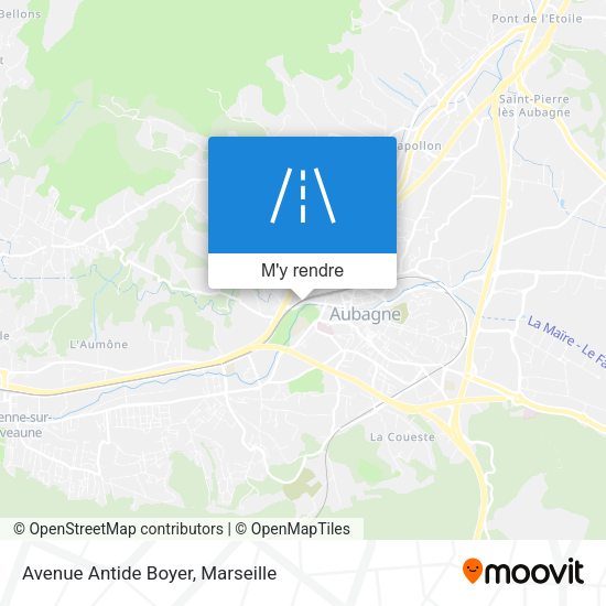Avenue Antide Boyer plan