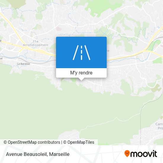 Avenue Beausoleil plan