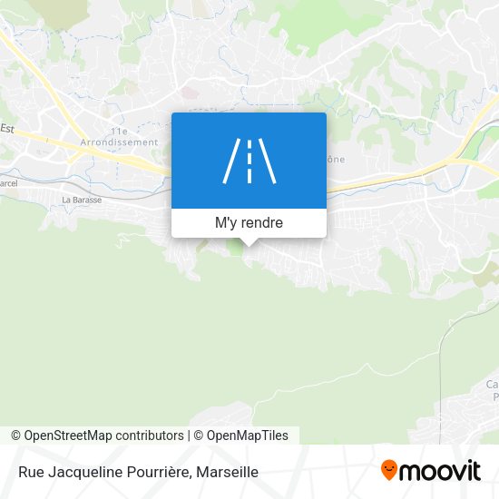 Rue Jacqueline Pourrière plan