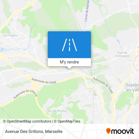Avenue Des Grillons plan