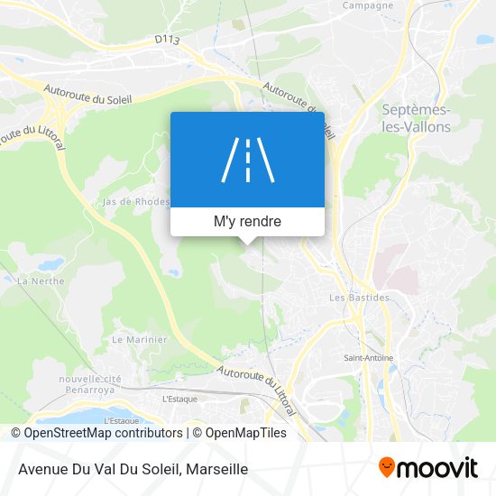 Avenue Du Val Du Soleil plan