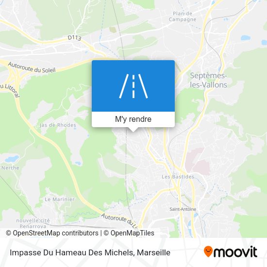 Impasse Du Hameau Des Michels plan