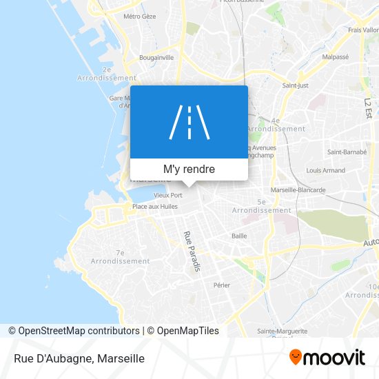 Rue D'Aubagne plan