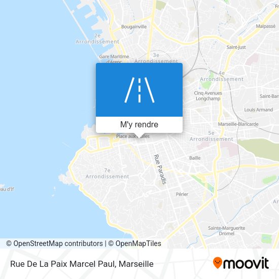 Rue De La Paix Marcel Paul plan
