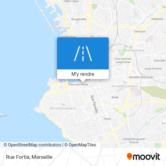 Rue Fortia plan