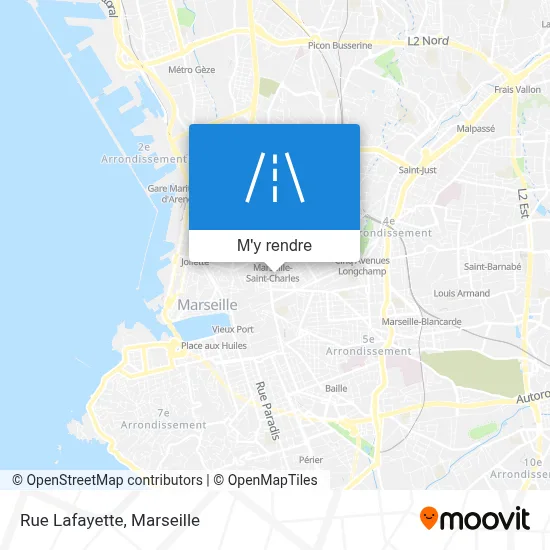 Rue Lafayette plan
