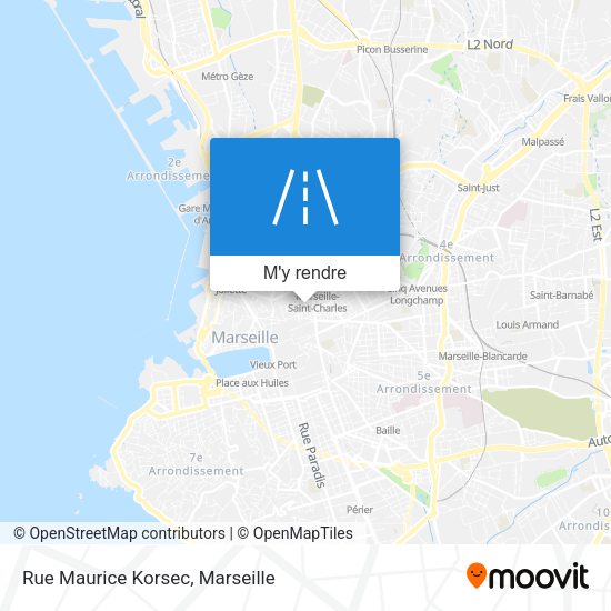 Rue Maurice Korsec plan