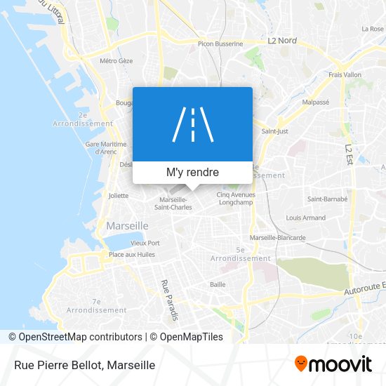 Rue Pierre Bellot plan