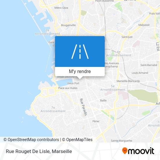Rue Rouget De Lisle plan