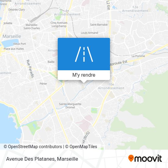 Avenue Des Platanes plan