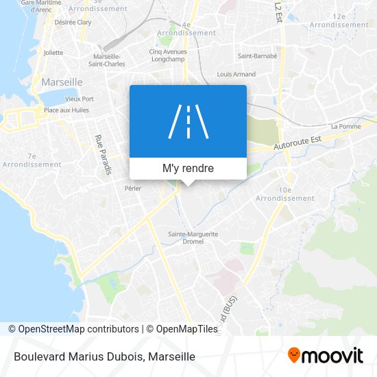 Boulevard Marius Dubois plan
