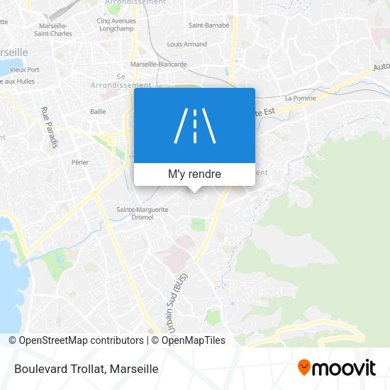 Boulevard Trollat plan