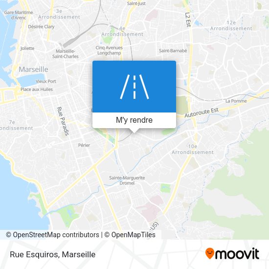 Rue Esquiros plan
