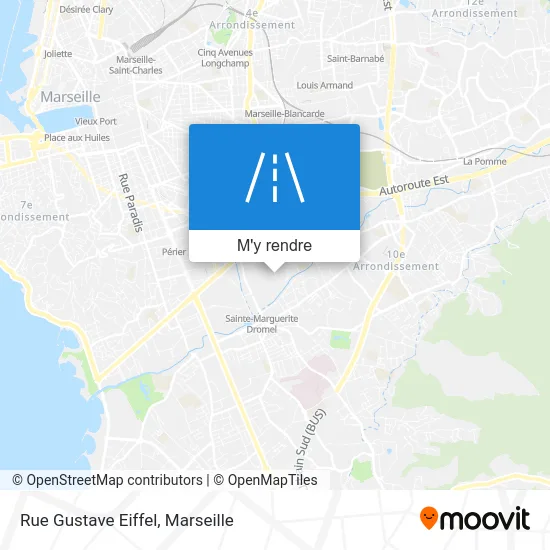 Rue Gustave Eiffel plan