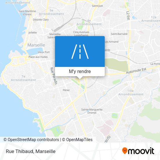 Rue Thibaud plan
