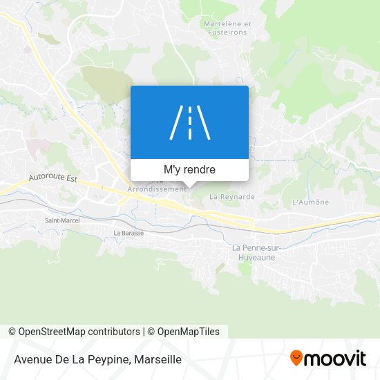 Avenue De La Peypine plan
