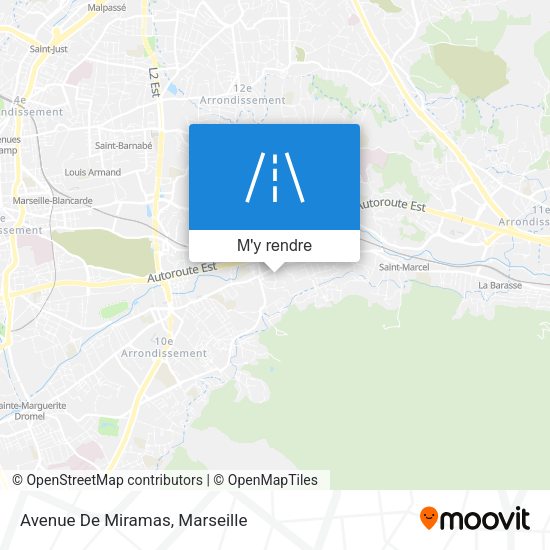 Avenue De Miramas plan