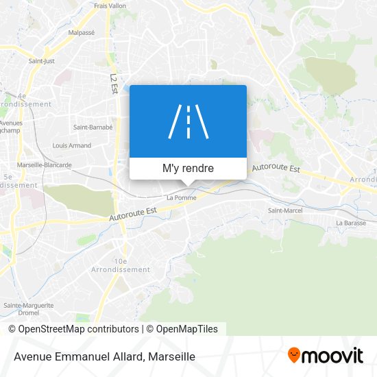 Avenue Emmanuel Allard plan