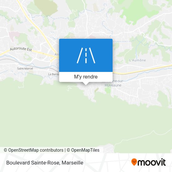 Boulevard Sainte-Rose plan