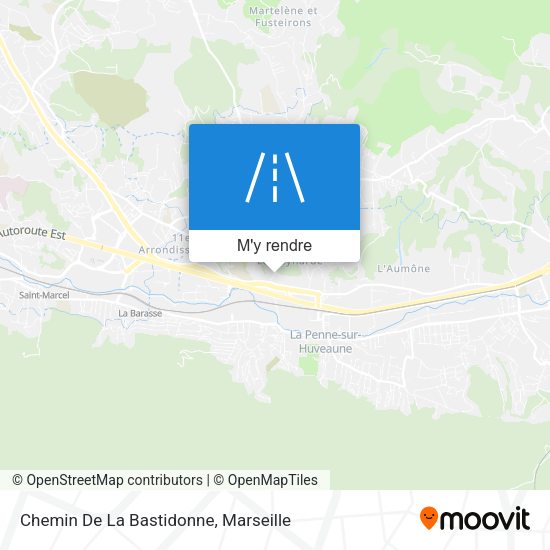 Chemin De La Bastidonne plan