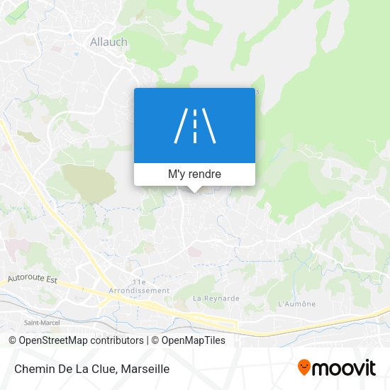 Chemin De La Clue plan