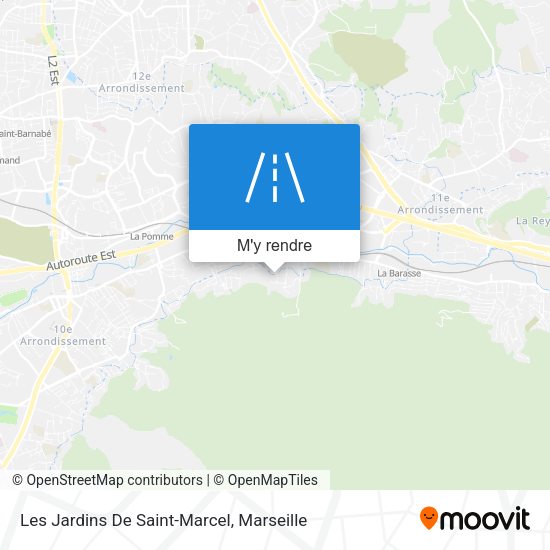Les Jardins De Saint-Marcel plan
