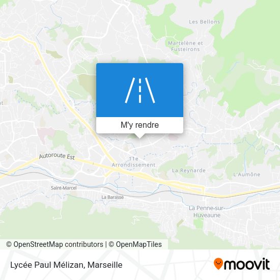 Lycée Paul Mélizan plan