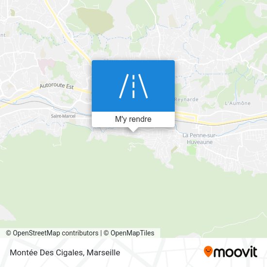 Montée Des Cigales plan