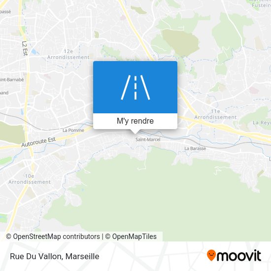 Rue Du Vallon plan