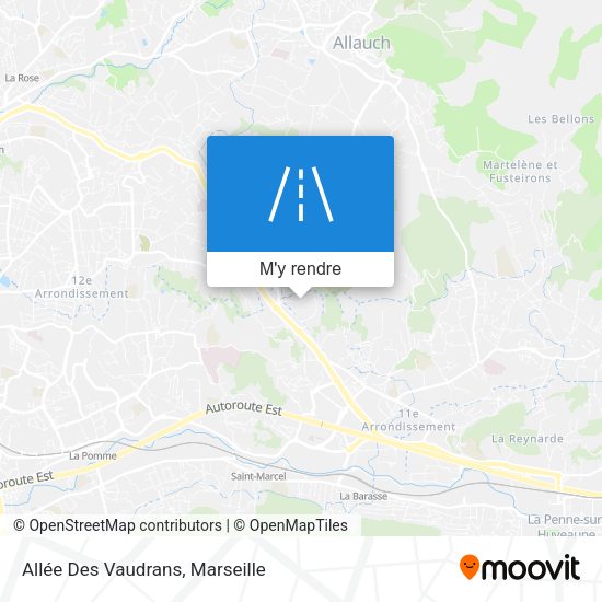 Allée Des Vaudrans plan