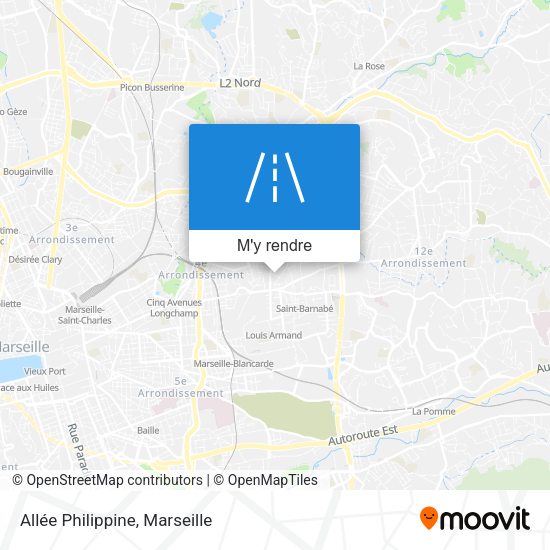 Allée Philippine plan