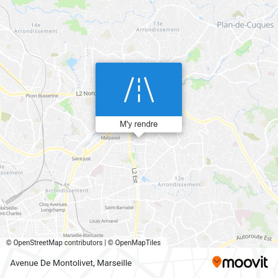 Avenue De Montolivet plan