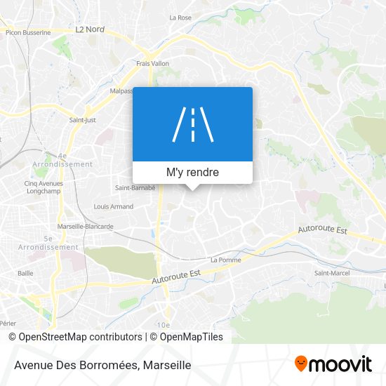 Avenue Des Borromées plan