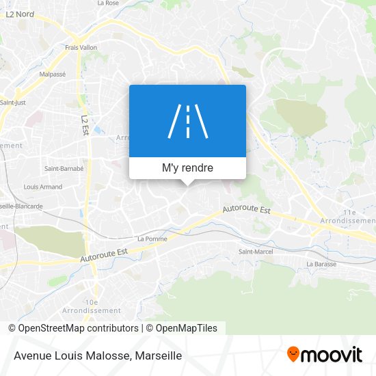 Avenue Louis Malosse plan