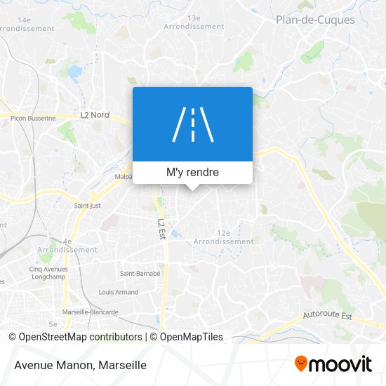 Avenue Manon plan