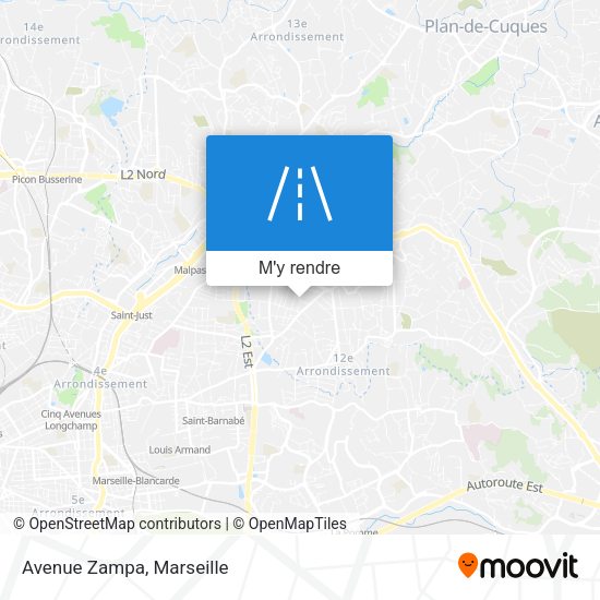 Avenue Zampa plan