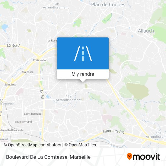 Boulevard De La Comtesse plan