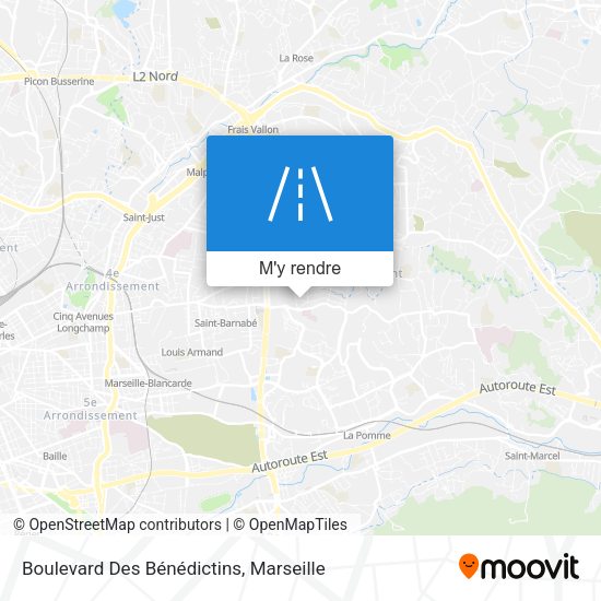 Boulevard Des Bénédictins plan