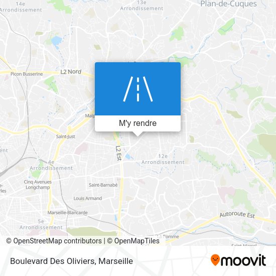 Boulevard Des Oliviers plan