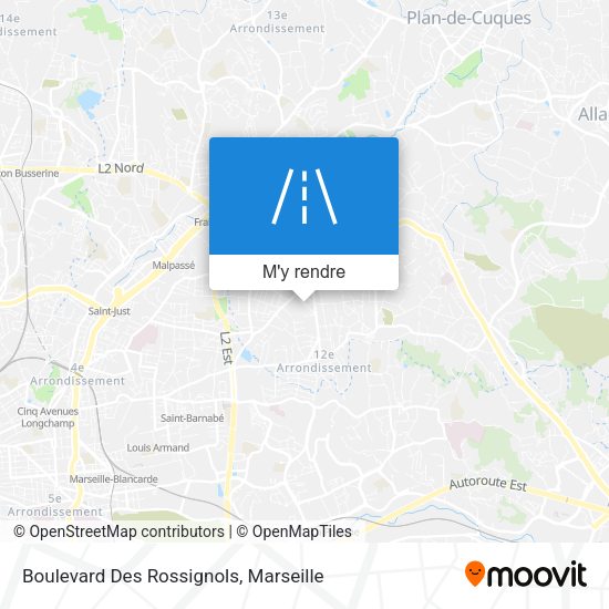 Boulevard Des Rossignols plan