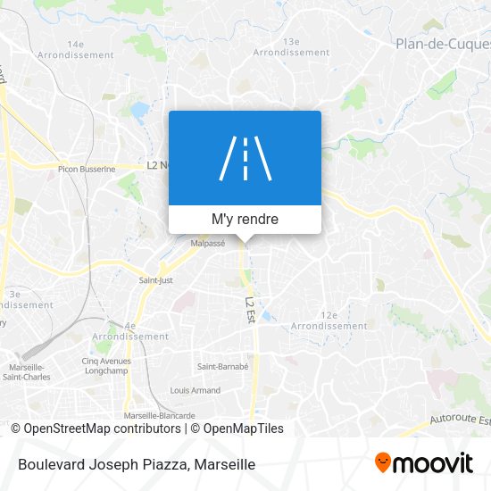 Boulevard Joseph Piazza plan