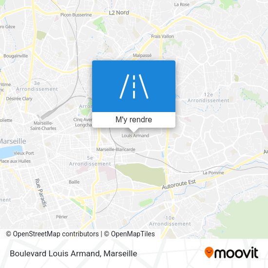 Boulevard Louis Armand plan