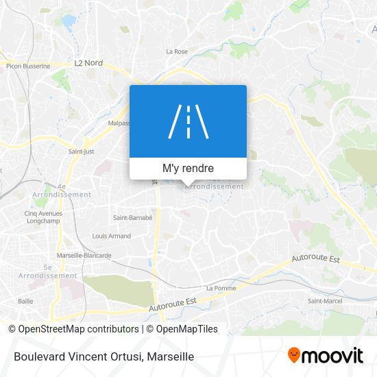 Boulevard Vincent Ortusi plan