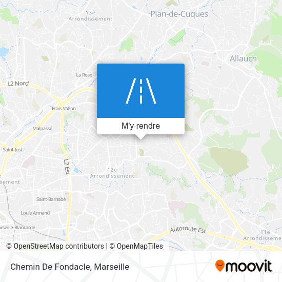 Chemin De Fondacle plan