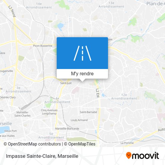Impasse Sainte-Claire plan