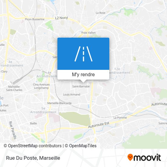 Rue Du Poste plan